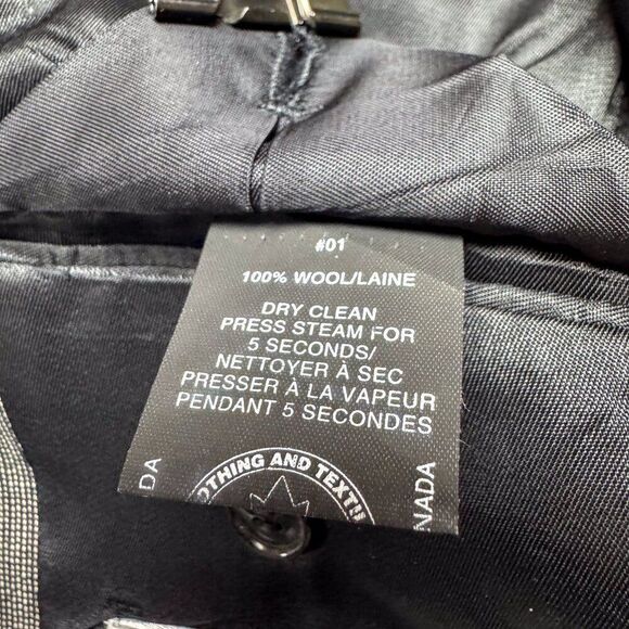 Vintage Pierre Balmain Blazer 44L Gray Suit Jacket Business Casual Modern Office - Picture 8 of 16